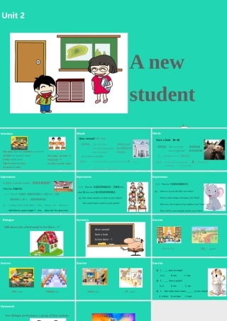 五年级英语上册 Unit 2 A new student（第1课时）课件 （新版）牛津版-（新版）牛津版小学五年级上册英语课件