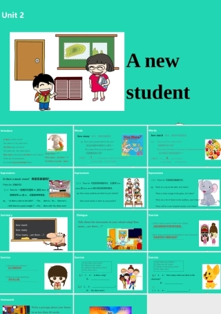 五年级英语上册 Unit 2 A new student（第2课时）课件 （新版）牛津版-（新版）牛津版小学五年级上册英语课件