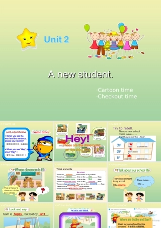 五年级英语上册 Unit 2 A new student（第3课时）教学课件 牛津译林版（三起）-牛津版小学五年级上册英语课件