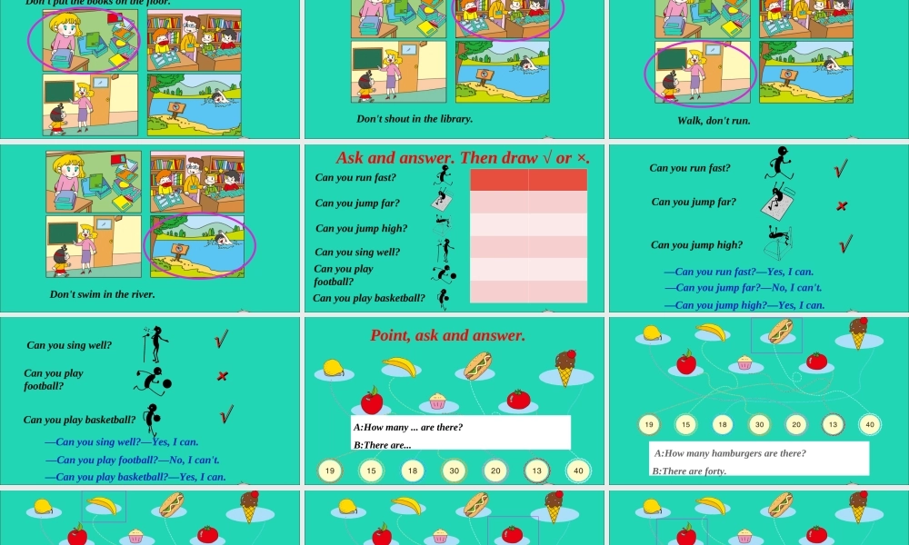 五年级英语上册 Review Unit 2课件 外研版（三起）-外研版小学五年级上册英语课件