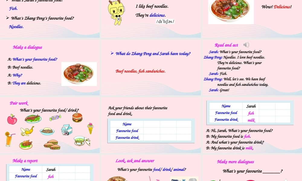 五年级英语上册 Unit 3 What would you like Part B 第4课时上课课件+素材