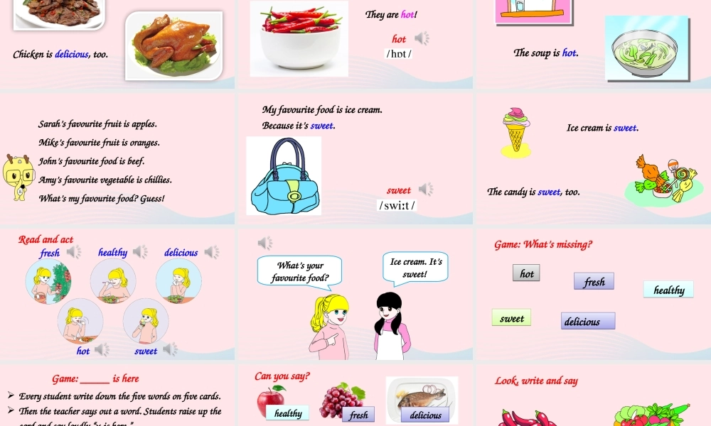 五年级英语上册 Unit 3 What would you like Part B 第5课时上课课件+素材