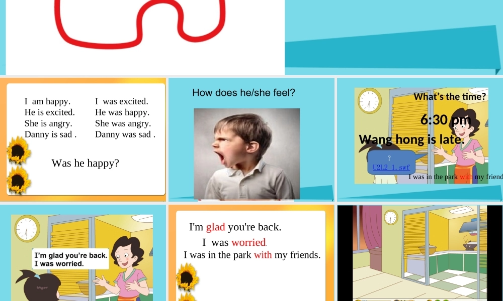 五年级英语上册 Unit 2 Lesson 2 Was he happy课件1 鲁科版-鲁科版小学五年级上册英语课件