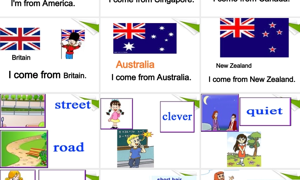 五年级英语上册 第一单元Revisoin课件 人教新版