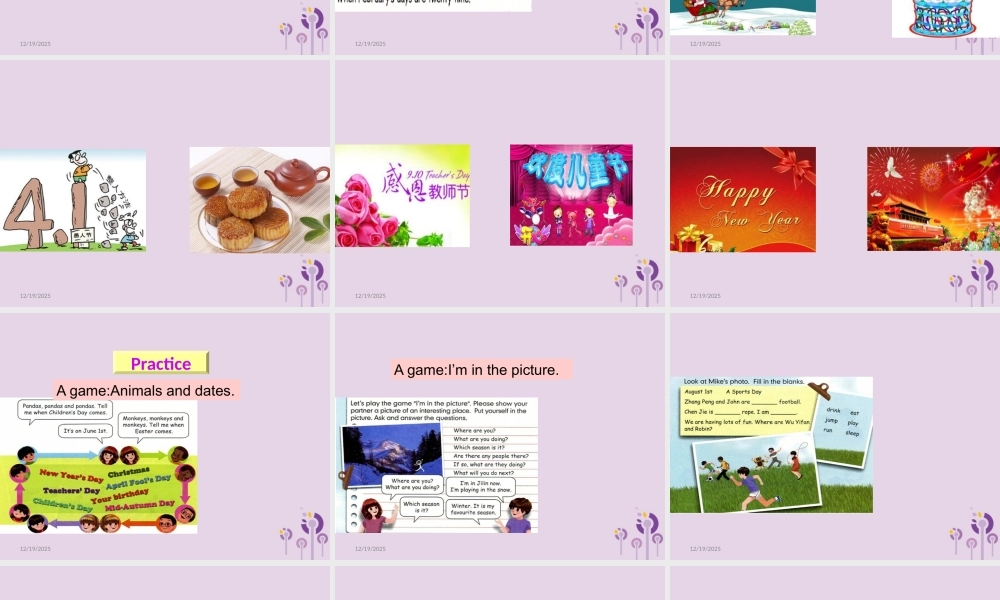 五年级英语下册 Recycle 2课件 人教PEP版-人教PEP小学五年级下册英语课件