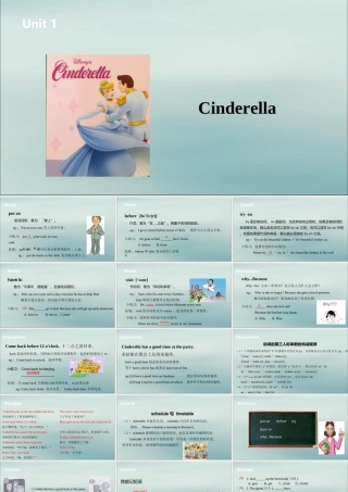 五年级英语下册 Unit 1 Cinderella（第1课时）课件 牛津版-牛津版小学五年级下册英语课件