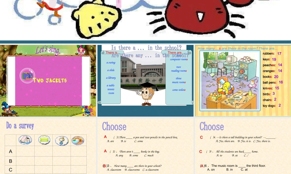 五年级英语下册 Unit 5课件 新人教版