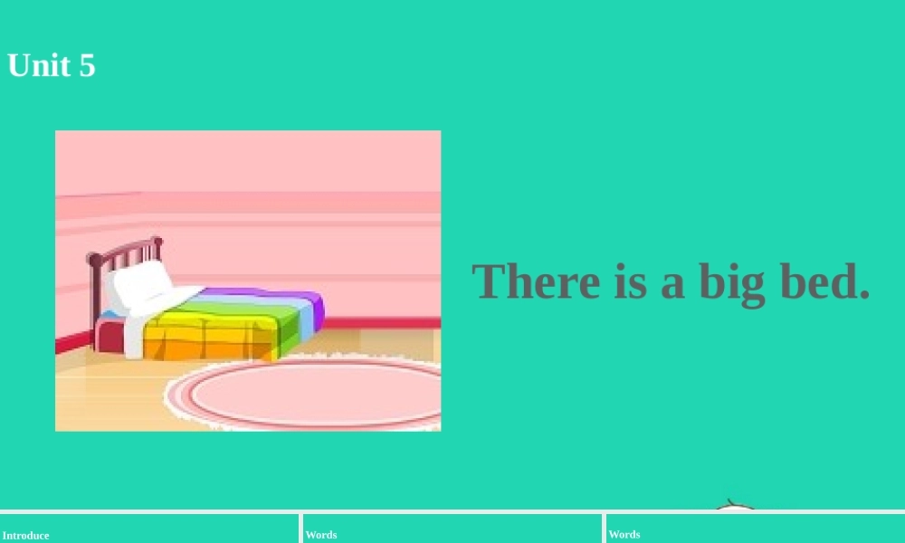 五年级英语上册 Unit 5 There is a big bed（第2课时）课件 人教PEP版-人教PEP小学五年级上册英语课件
