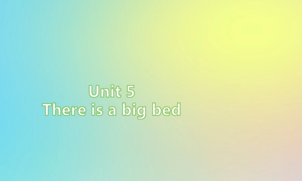 五年级英语上册 Unit 5 There is a big bed情景阅读习题课件 人教PEP版-人教PEP小学五年级上册英语课件
