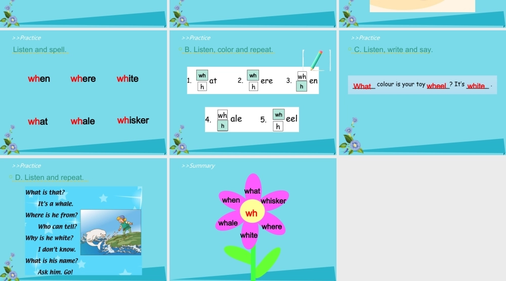 五年级英语上册 Unit 5 TV Shows（Let’s Spell）课件 人教新起点-人教新起点小学五年级上册英语课件