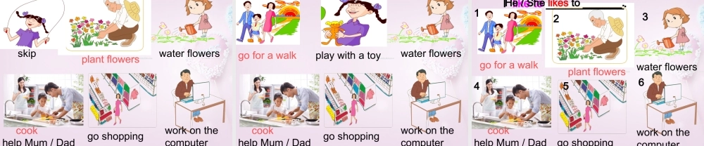 五年级英语上册《Lesson 4 What Do They Like to Do》课件1 冀教版