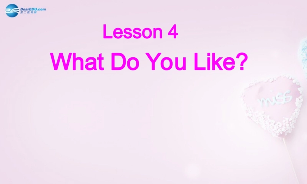 五年级英语上册《Lesson 4 What Do They Like to Do》课件2 冀教版