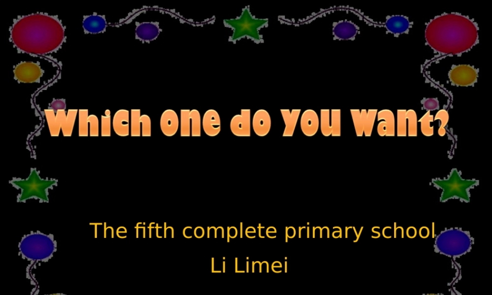 五年级英语上册 Unit 5(1)课件 湘少版