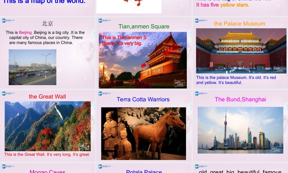 五年级英语上册《Lesson 7 China》课件1 冀教版