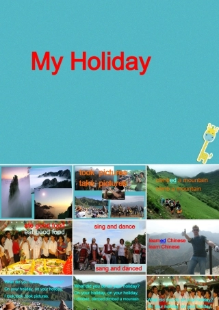 五年级英语下册 unit 6 my holiday课件4 陕旅版-陕旅版小学五年级下册英语课件