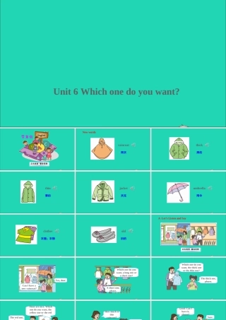 五年级英语上册 Unit 6  Which one do you want课件+素材 湘少版