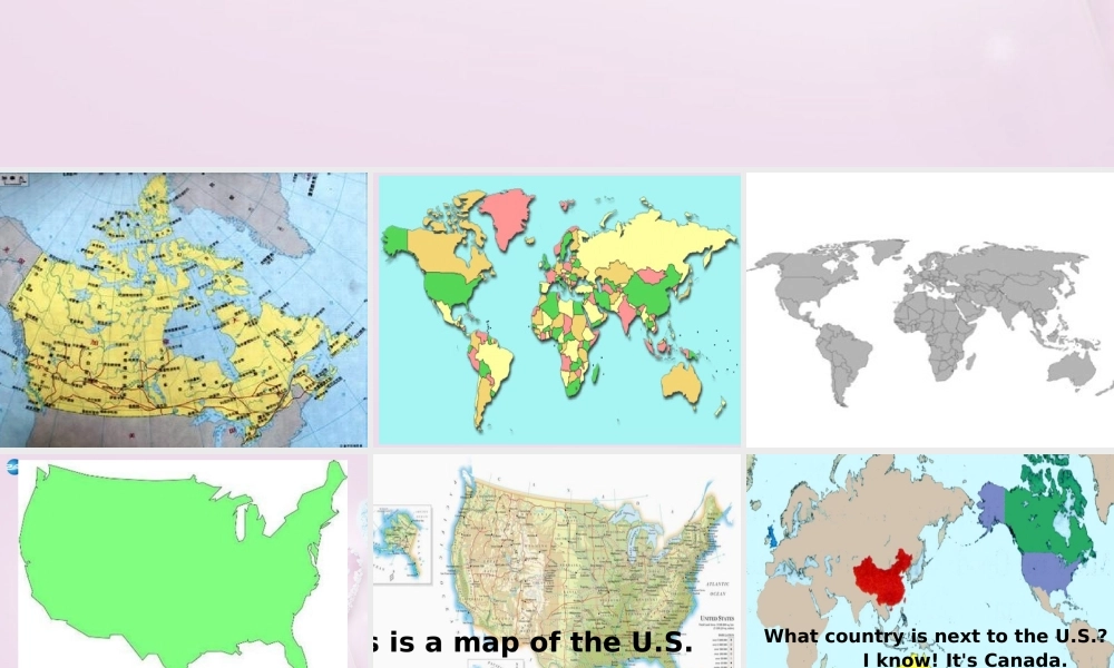 五年级英语上册《Lesson 9 The U.S》课件5 冀教版