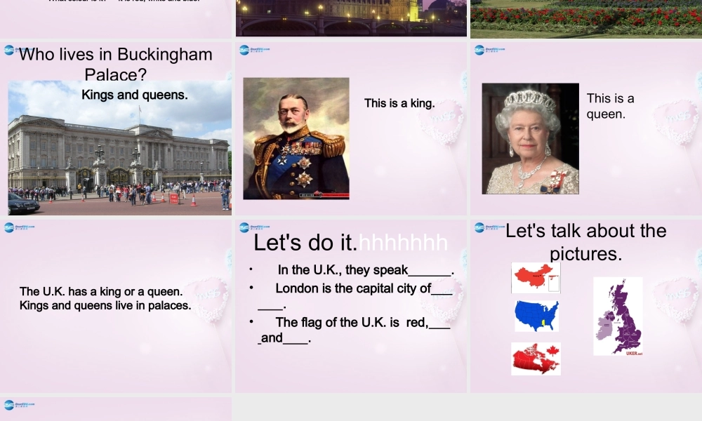 五年级英语上册《Lesson 10 The U.K》课件3 冀教版