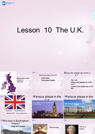 五年级英语上册《Lesson 10 The U.K》课件3 冀教版