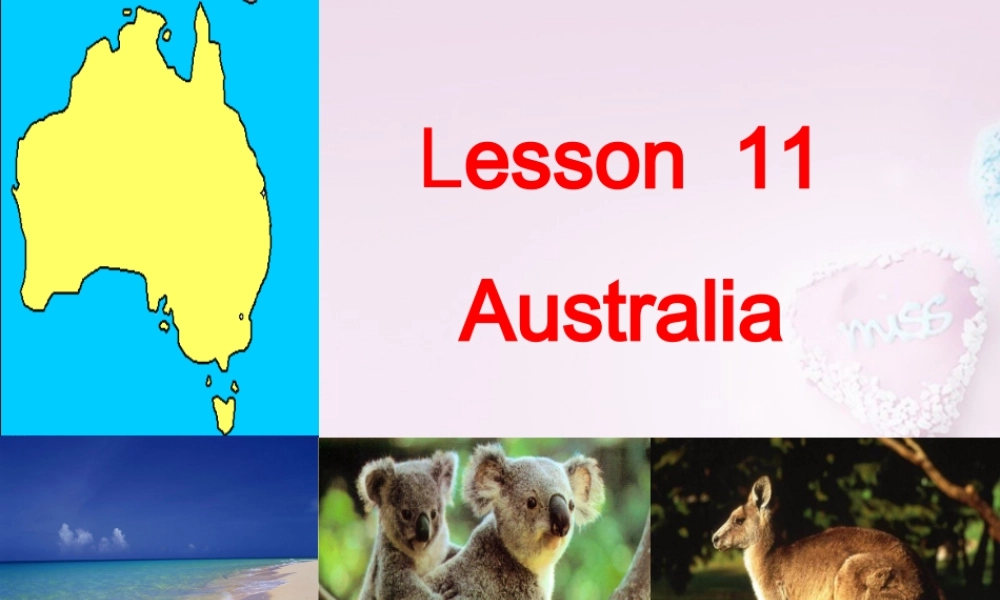 五年级英语上册《Lesson 11 Australia》课件1 冀教版