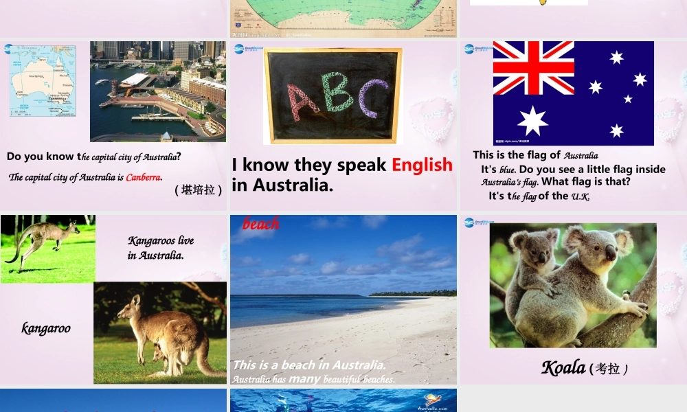 五年级英语上册《Lesson 11 Australia》课件4 冀教版