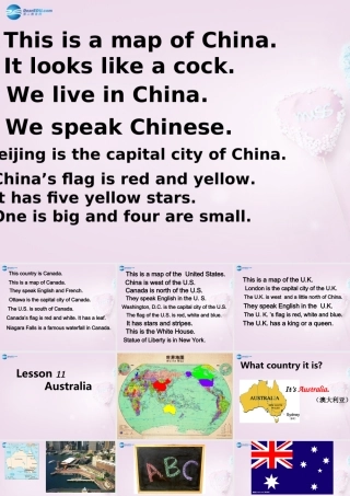 五年级英语上册《Lesson 11 Australia》课件4 冀教版