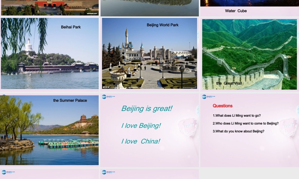 五年级英语上册《Lesson 13 Beijing Is Great》课件1 冀教版