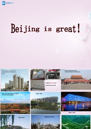 五年级英语上册《Lesson 13 Beijing Is Great》课件1 冀教版