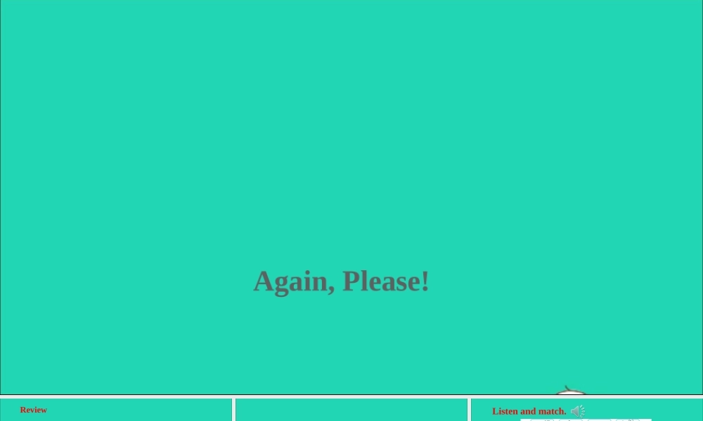 五年级英语上册 Unit 4 Jenny and Danny Come to China（Again please）课件+素材 冀教版（三起）