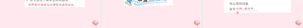 五年级语文上册 第七组 21 圆明园的毁灭习题课件 新人教版-新人教版小学五年级上册语文课件