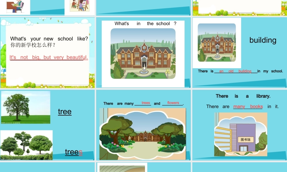 五年级英语上册 Unit 4 Lesson 1 Lucy is in a new school课件2 鲁科版-鲁科版小学五年级上册英语课件