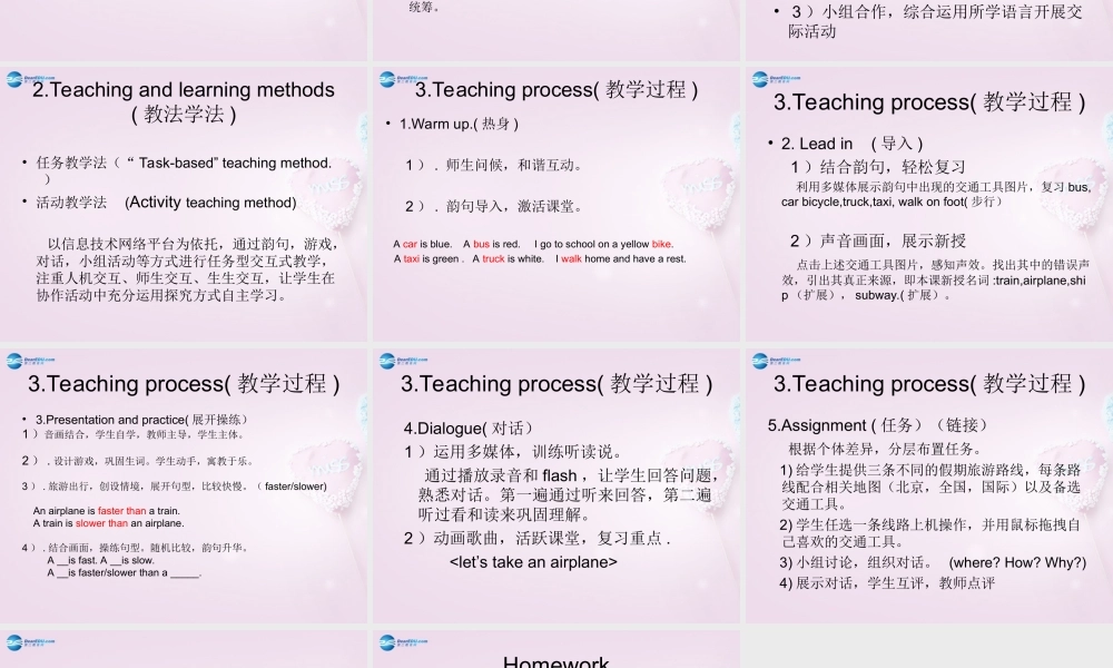 五年级英语上册《Lesson 16 How Can We Go to Beijing》课件2 冀教版