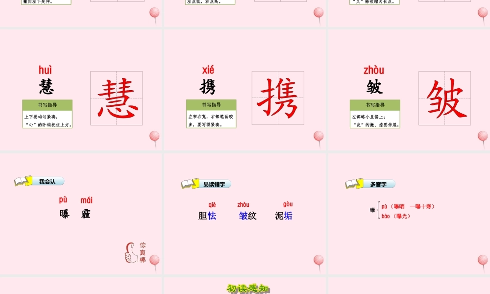 五年级语文上册 第一单元 1《在天晴了的时候》第1课时课件 冀教版-冀教版小学五年级上册语文课件