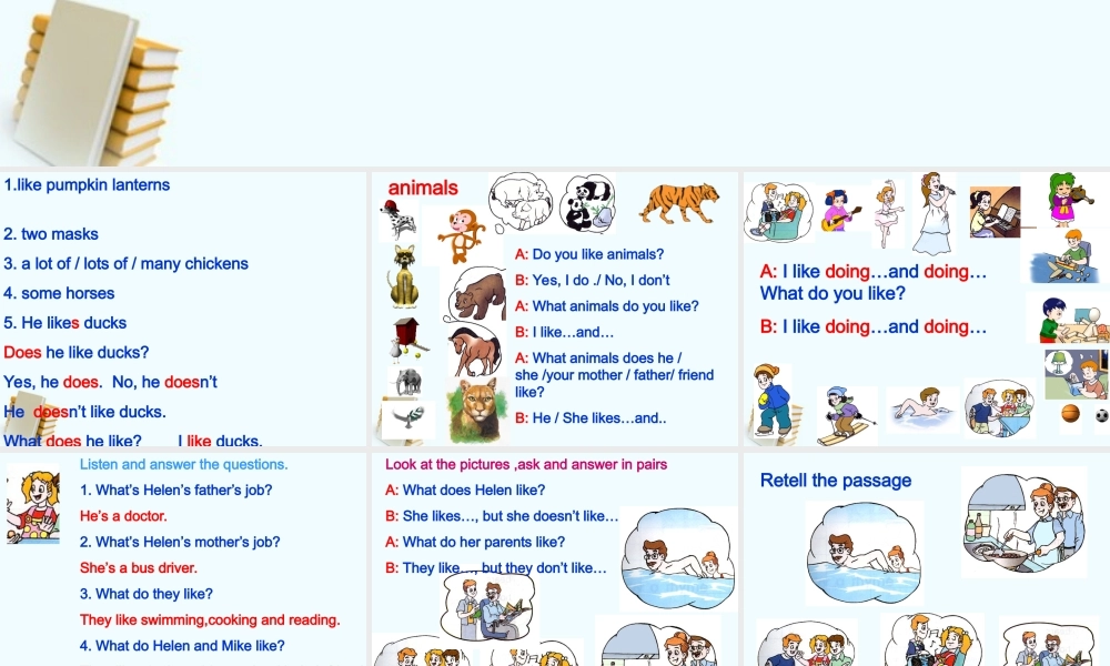 五年级英语上册 Unit 4 Part E课件 苏教牛津版