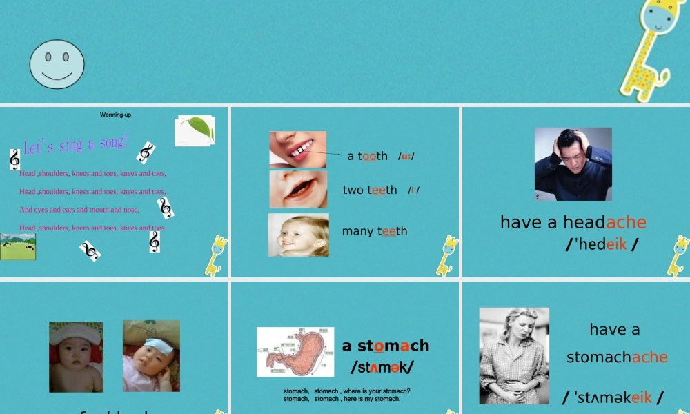 五年级英语下册 Unit 7 I Have a Headache课件1 陕旅版-陕旅版小学五年级下册英语课件
