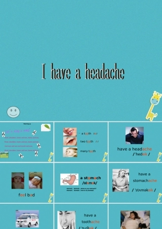 五年级英语下册 Unit 7 I Have a Headache课件1 陕旅版-陕旅版小学五年级下册英语课件