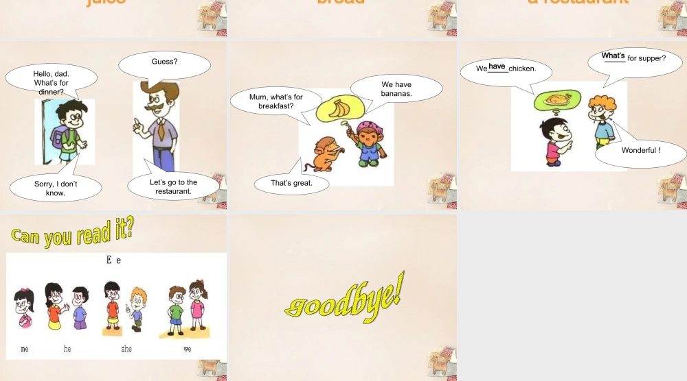 五年级英语下册 Lesson 3 What's for breakfast课件3 陕旅版-陕旅版小学五年级下册英语课件