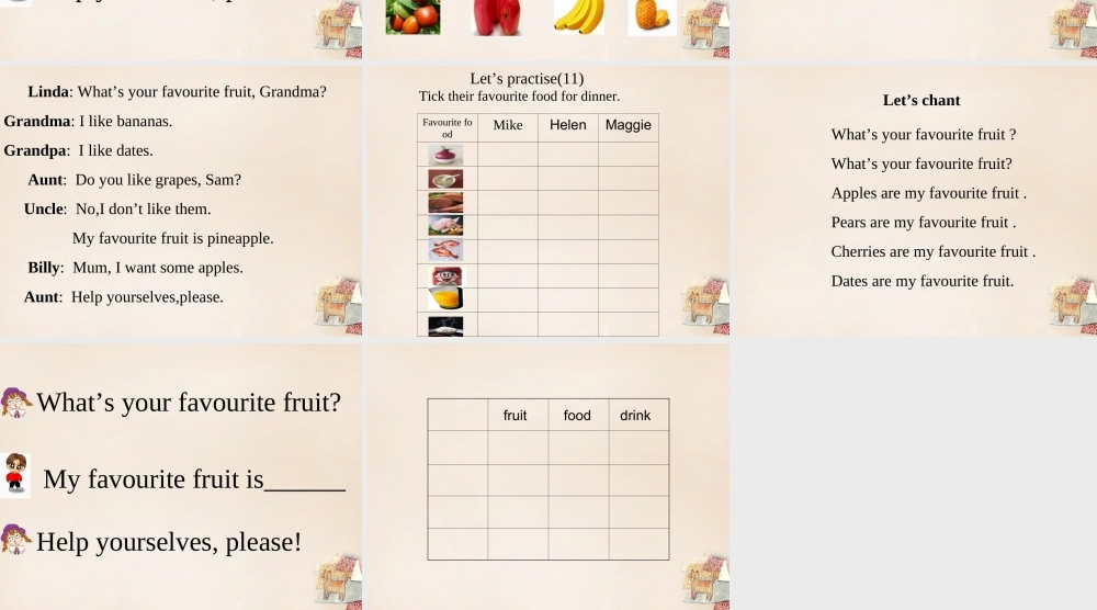 五年级英语下册 Lesson 4 Help yourselves, please课件4 陕旅版-陕旅版小学五年级下册英语课件