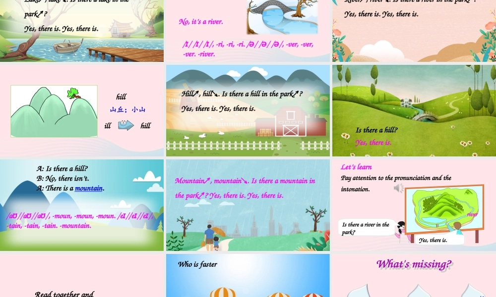 五年级英语上册 Unit 6 In a nature park Part A 第2课时上课课件+素材 人教PEP