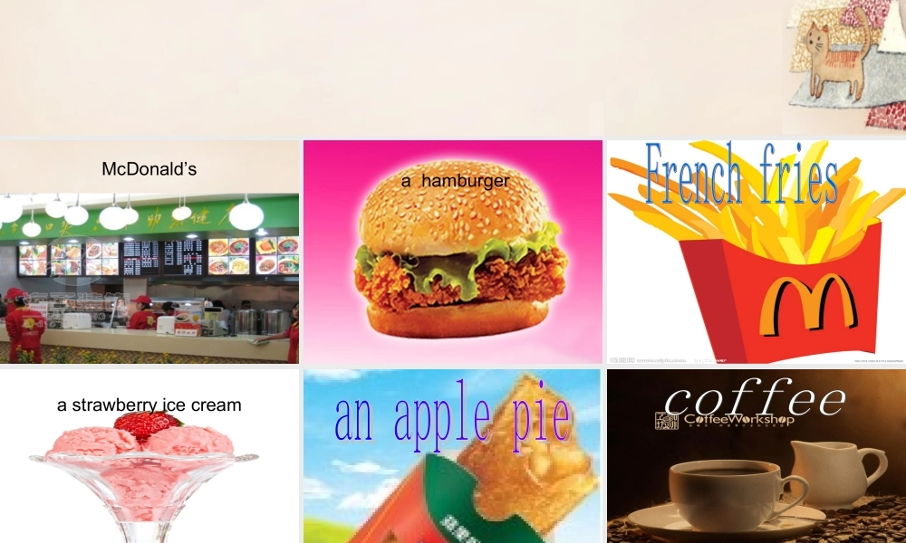 五年级英语下册 Lesson 5 Let's go to McDonald's课件2 陕旅版-陕旅版小学五年级下册英语课件