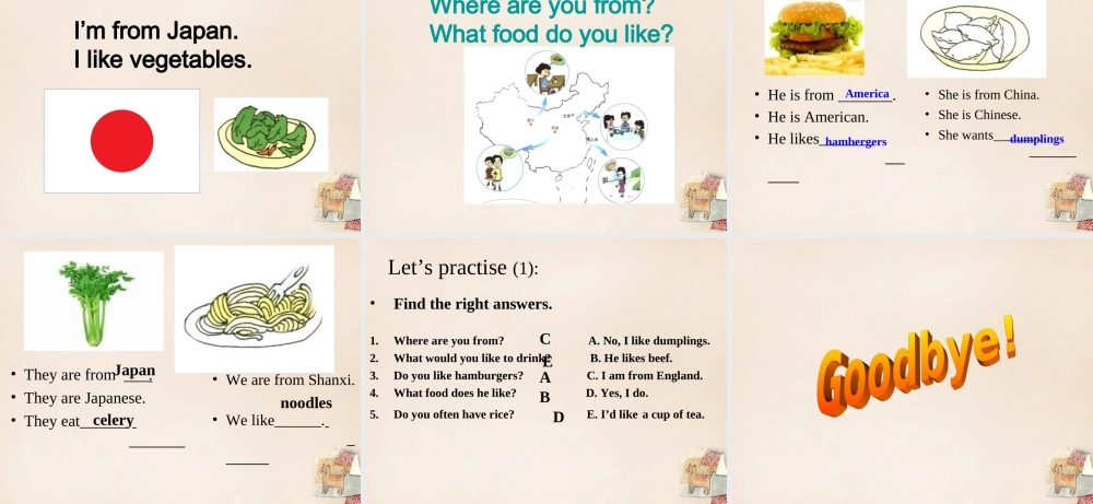 五年级英语下册 Lesson 6 What food do you like课件3 陕旅版-陕旅版小学五年级下册英语课件