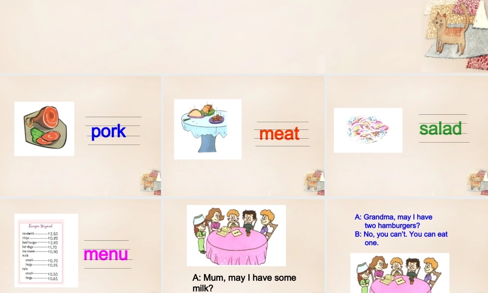 五年级英语下册 Lesson 7 In the restaurant课件1 陕旅版-陕旅版小学五年级下册英语课件