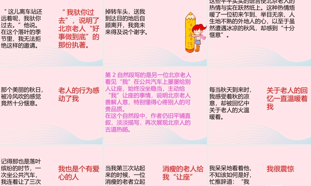 五年级语文上册 第一单元 3《北京老人》课件 北京版-北京级上册语文课件