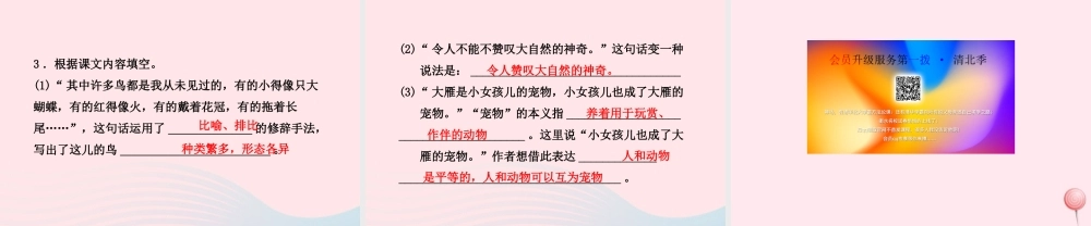 五年级语文上册 第一单元 3《人类的朋友》第1课时课件 冀教版-冀教版小学五年级上册语文课件