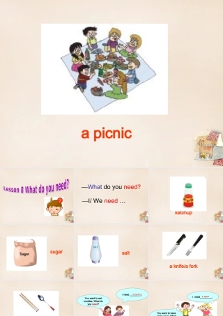 五年级英语下册 Lesson 8 What do you need课件1 陕旅版-陕旅版小学五年级下册英语课件