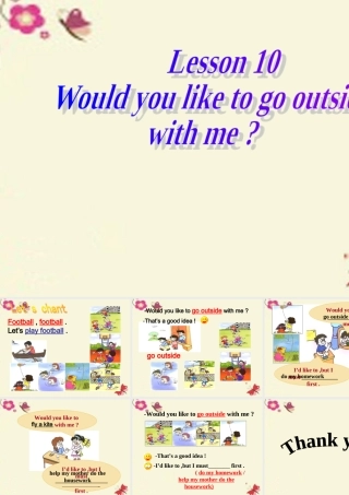 五年级英语下册 Lesson 10 Would you like to go outside with me课件4 陕旅版-陕旅版小学五年级下册英语课件