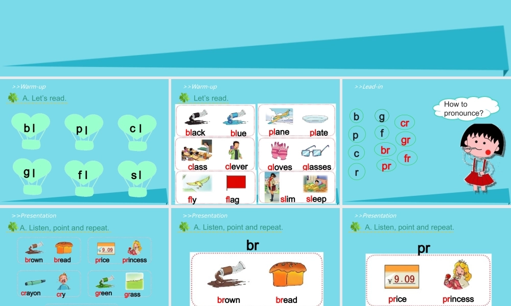 五年级英语上册 Unit 2 Teachers（Let’s Spell）课件 人教新起点-人教新起点小学五年级上册英语课件