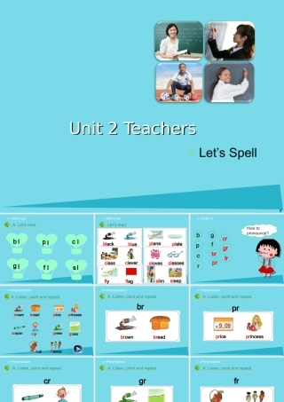 五年级英语上册 Unit 2 Teachers（Let’s Spell）课件 人教新起点-人教新起点小学五年级上册英语课件