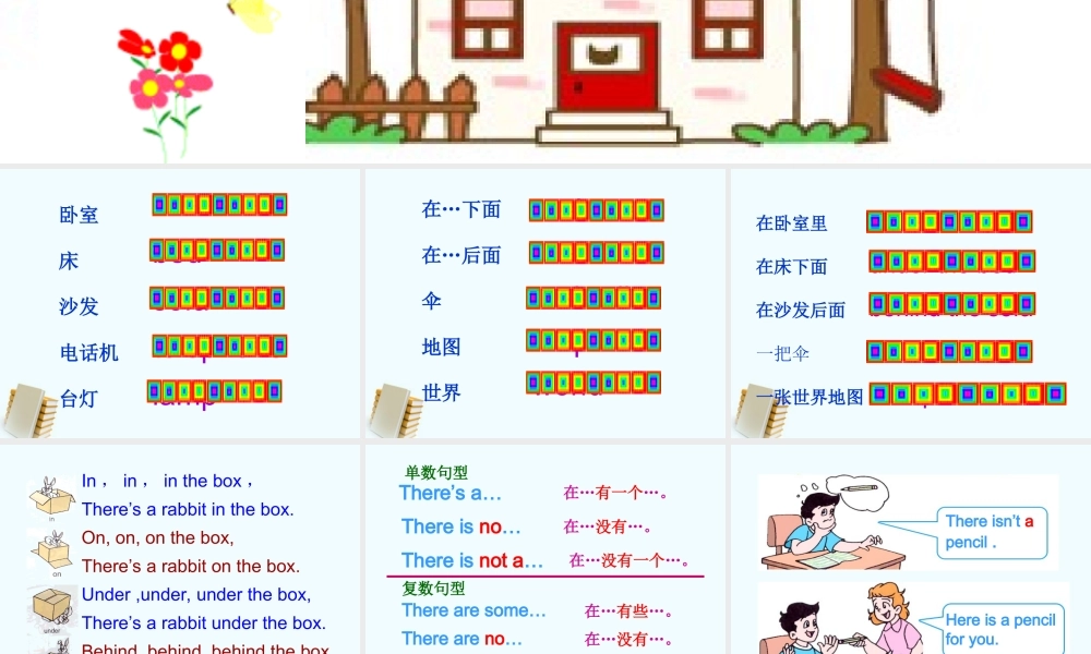 五年级英语上册 Unit 2 第三课时课件 苏教牛津版