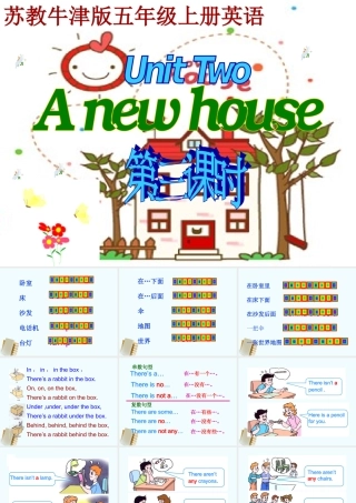 五年级英语上册 Unit 2 第三课时课件 苏教牛津版